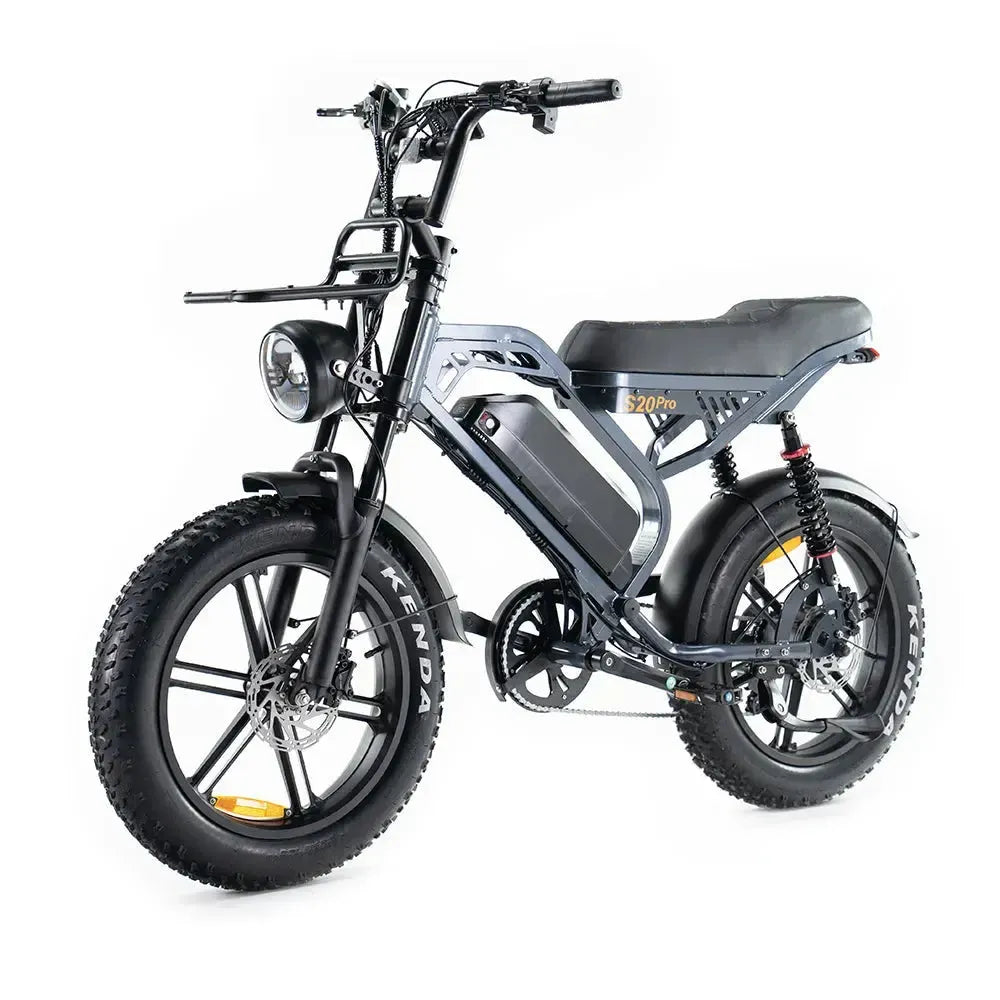 QM Wheels S20 Pro - Grijs - fatbikeskopen.nl