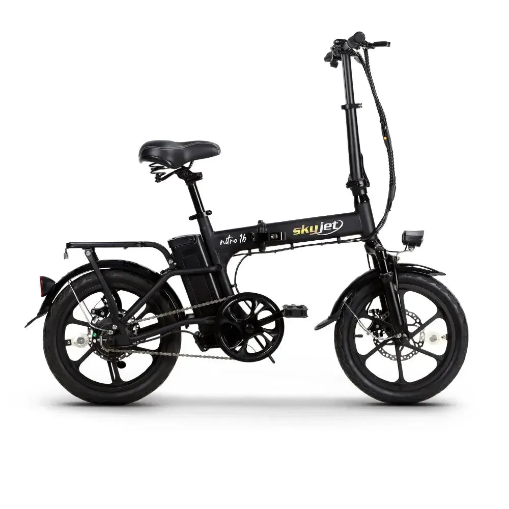 SKYJET Nitro 16 - Zwart - fatbikeskopen.nl