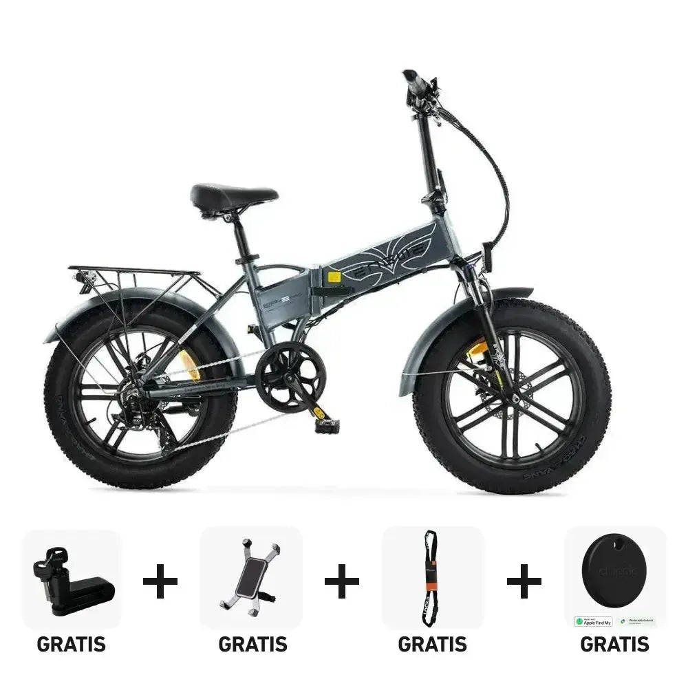 SUPER Deal | ENGWE EP 2 Boost - Grijs - fatbikeskopen.nl