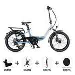 SUPER Deal | JOBOBIKE Ace Pro - Blauw - fatbikeskopen.nl