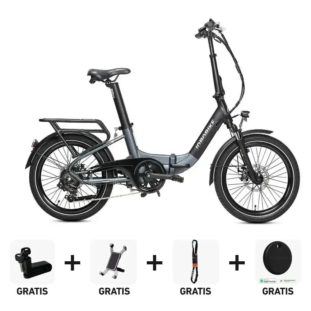 SUPER Deal | JOBOBIKE Ace - Zwart - fatbikeskopen.nl