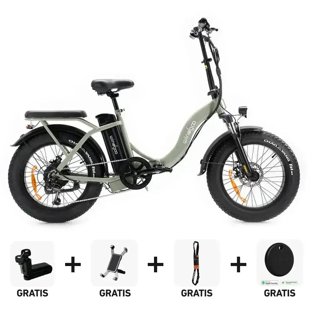 SUPER Deal | Windgoo E20 Pro - Donkergrijs - fatbikeskopen.nl