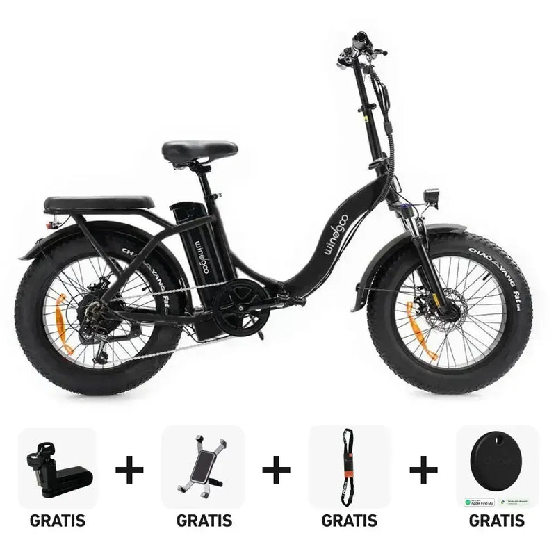 SUPER Deal | Windgoo E20 Pro - Zwart - fatbikeskopen.nl