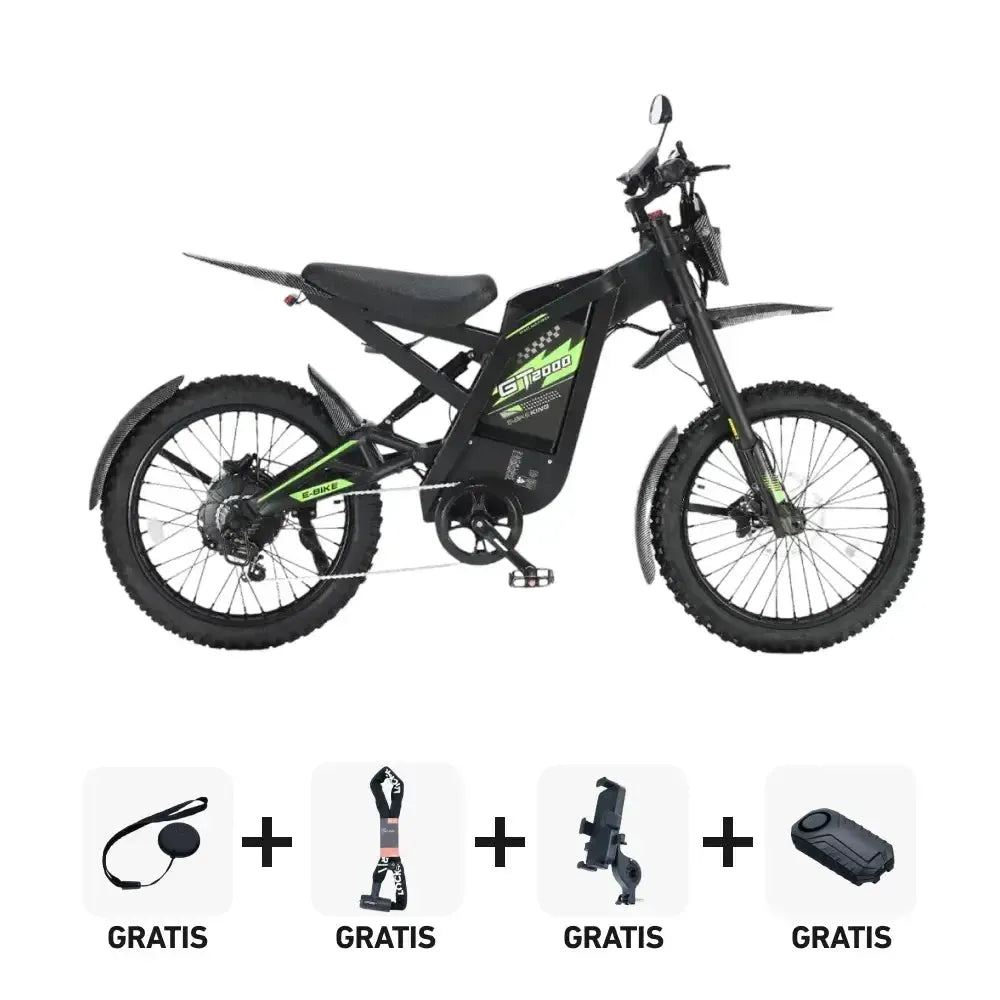 Super Deal! | GT-2000 - Groen - fatbikeskopen.nl