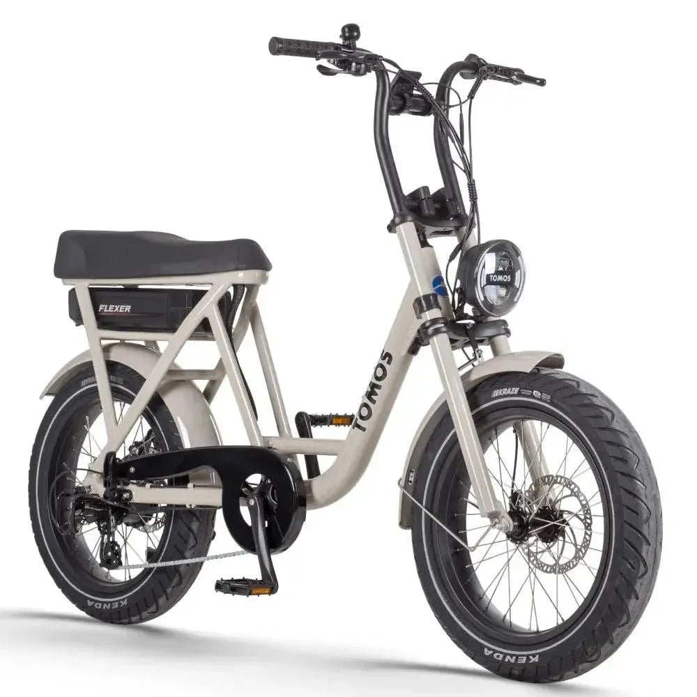 Tomos Flexer - Lage instap - Zand - fatbikeskopen.nl