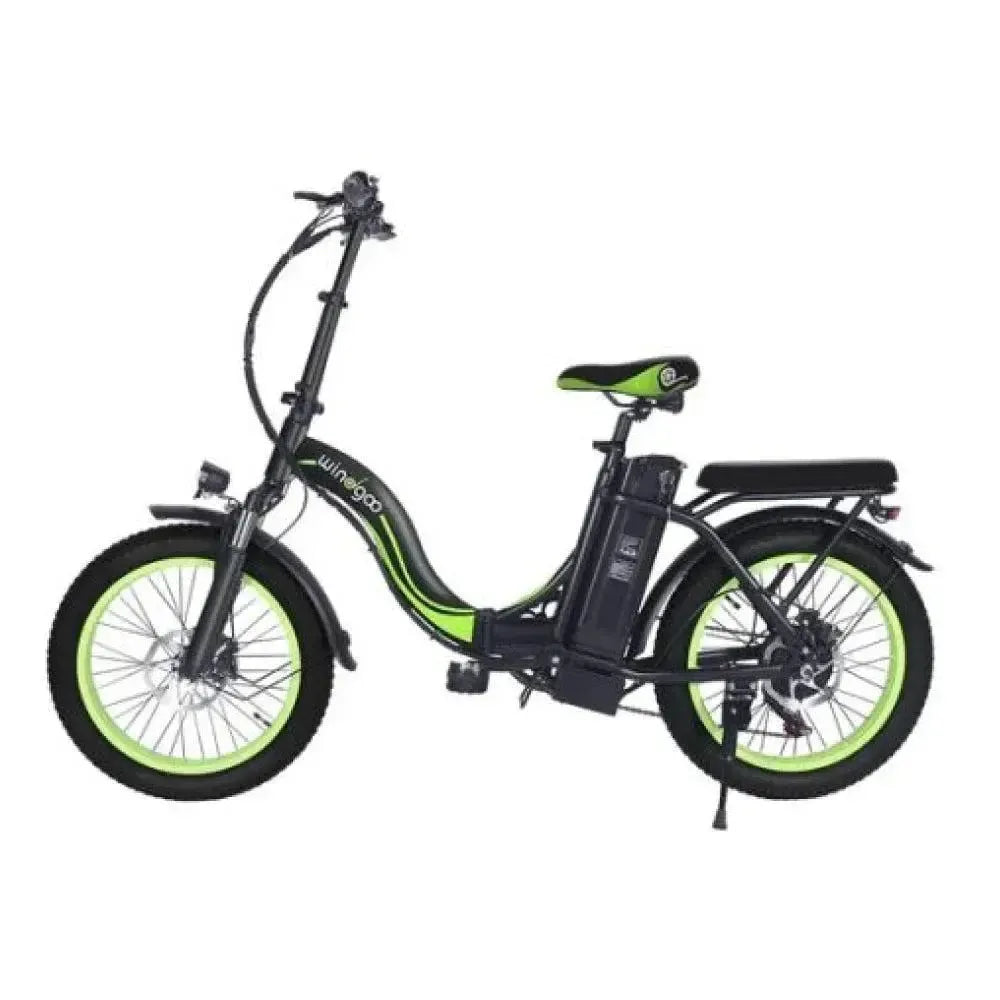 Windgoo E20 - Zwart-Groen - fatbikeskopen.nl