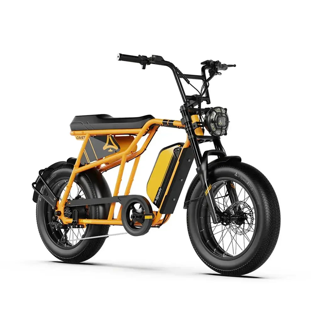 A-Spadz Cavet Air - Geel - fatbikeskopen.nl
