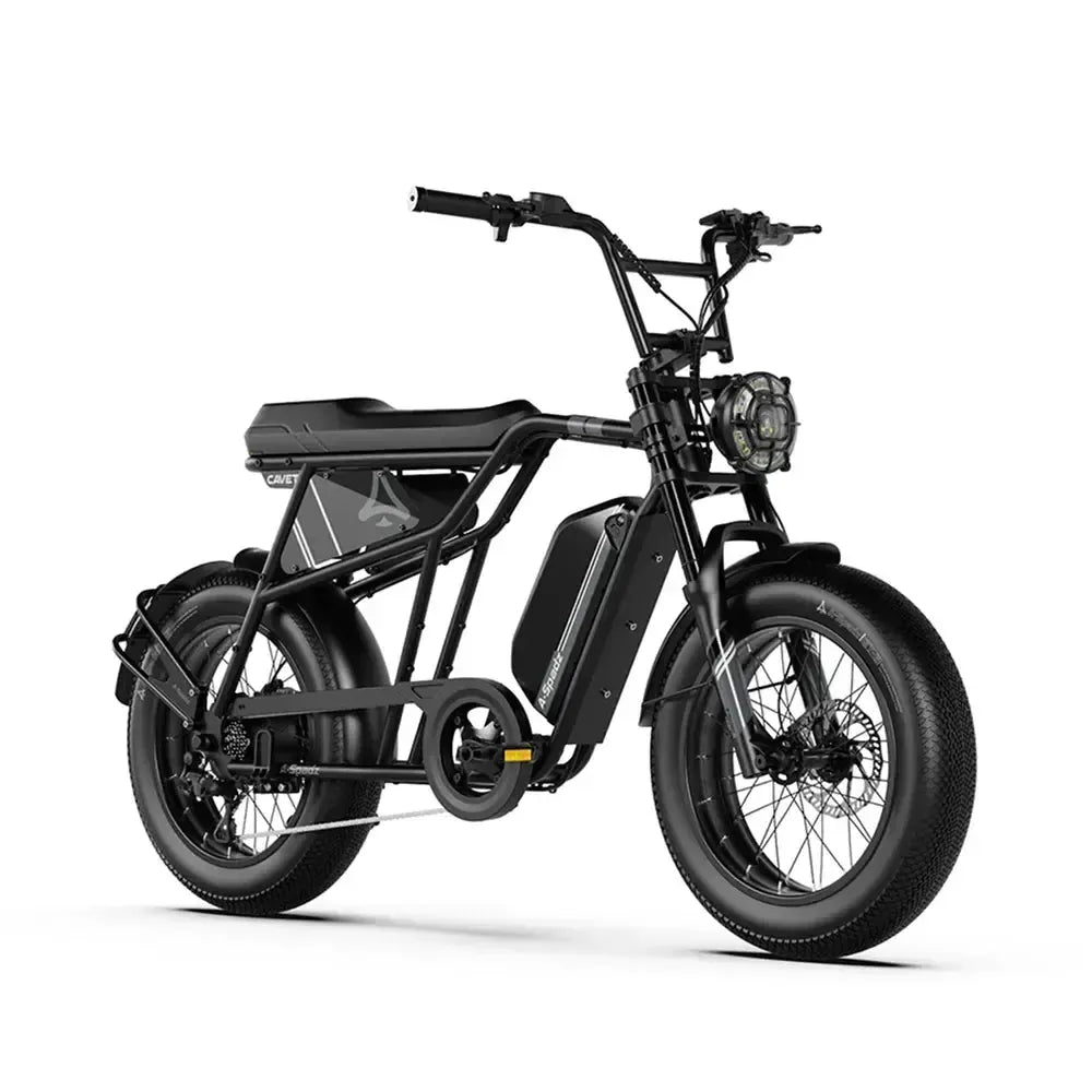 A-Spadz Cavet Air - Zwart - fatbikeskopen.nl
