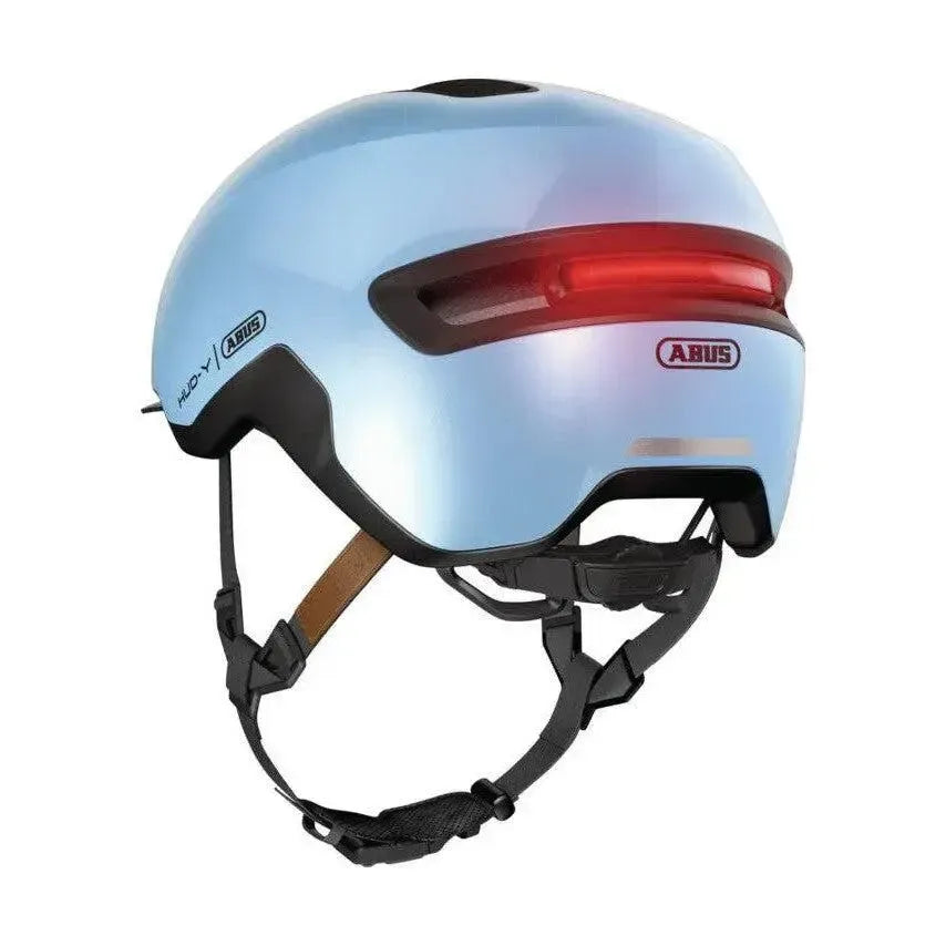 ABUS Helm HUD-Y Iced Blue - fatbikeskopen.nl