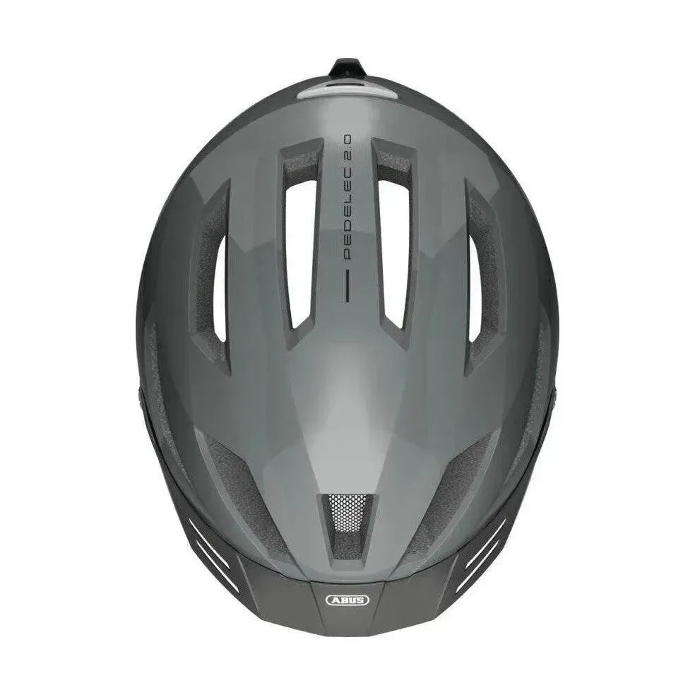 ABUS Helm Pedelec 2.0 Race Grey - fatbikeskopen.nl