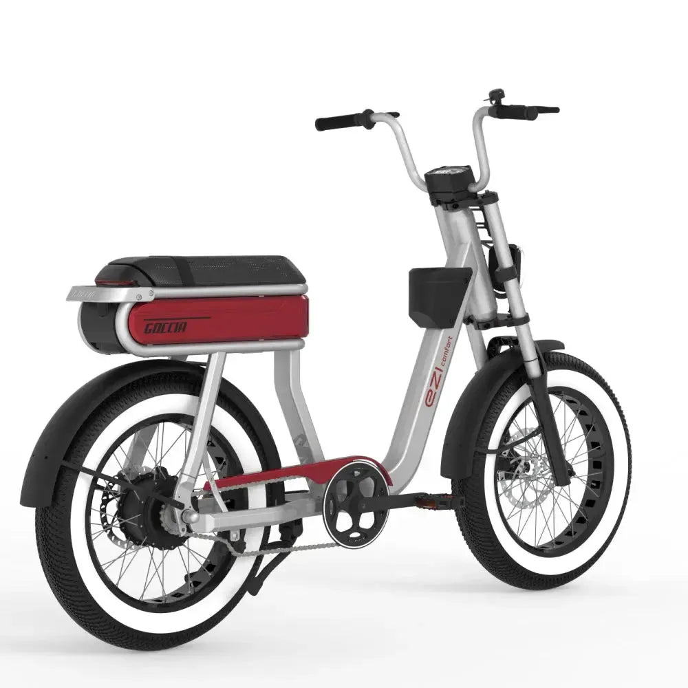 AGM Goccia Comfort - Rood - fatbikeskopen.nl