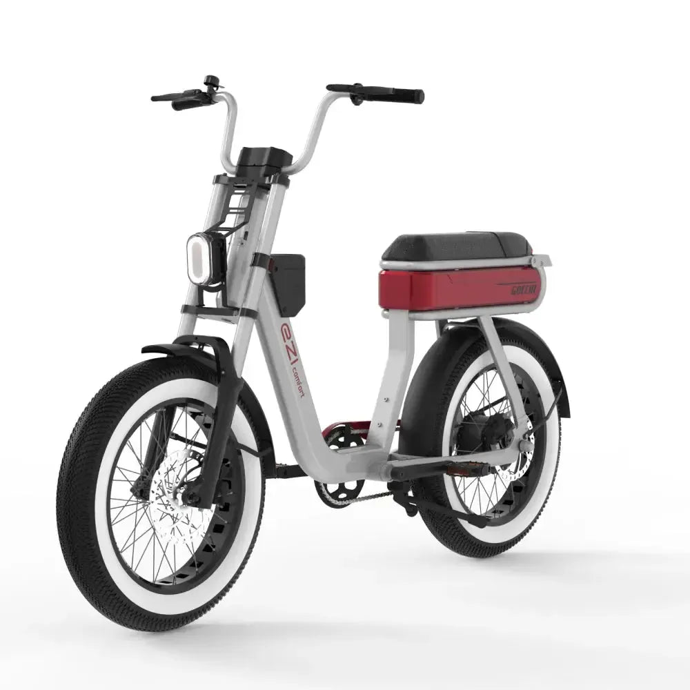 AGM Goccia Comfort - Rood - fatbikeskopen.nl