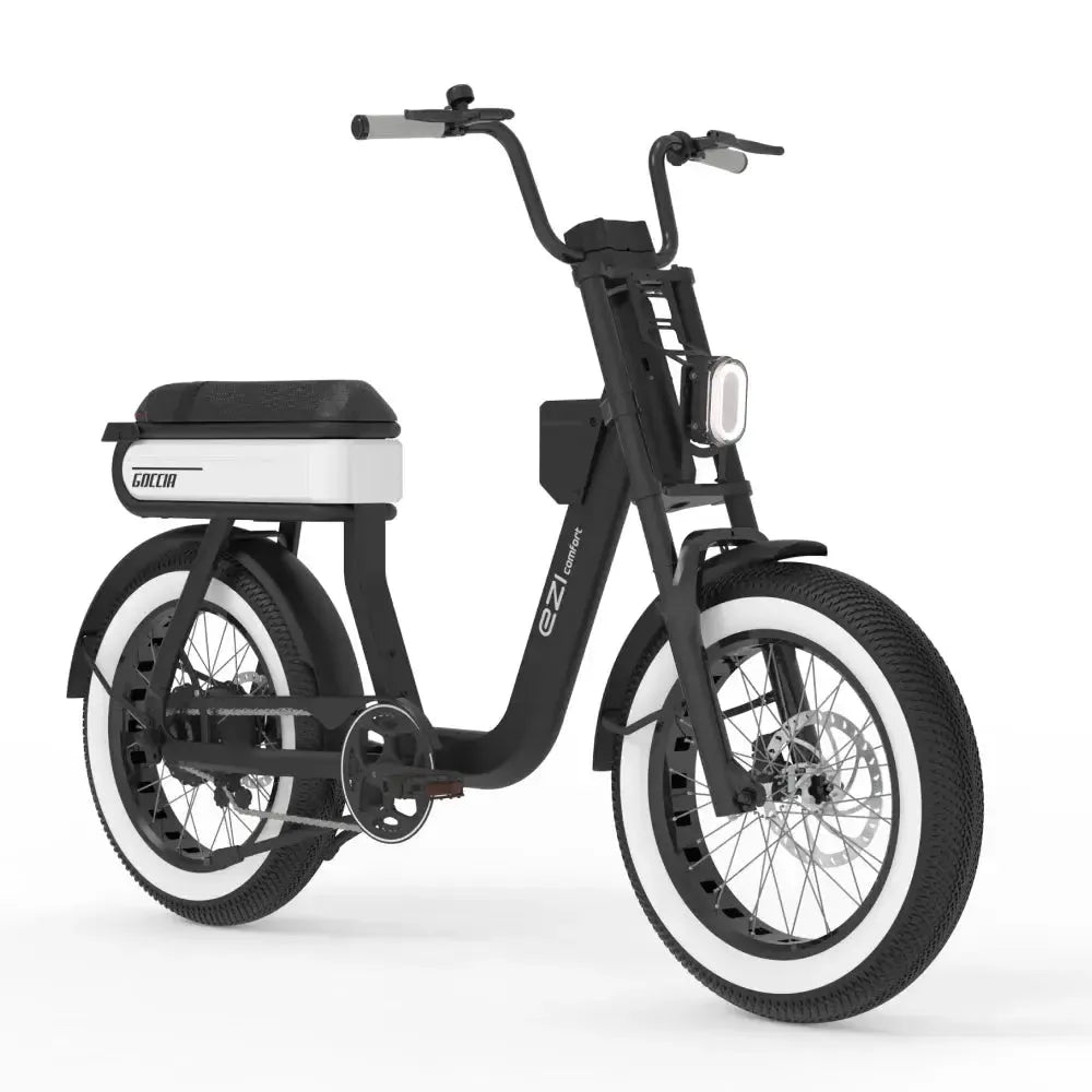 AGM Goccia Comfort - Wit - fatbikeskopen.nl