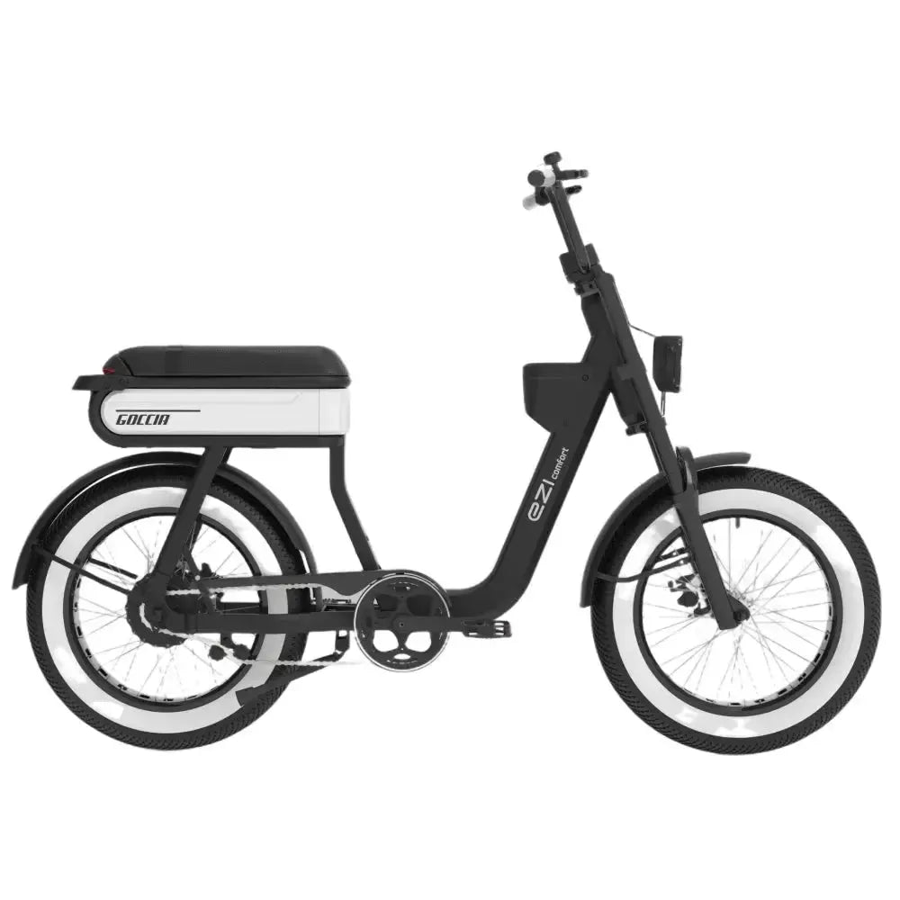AGM Goccia Comfort - Wit - fatbikeskopen.nl