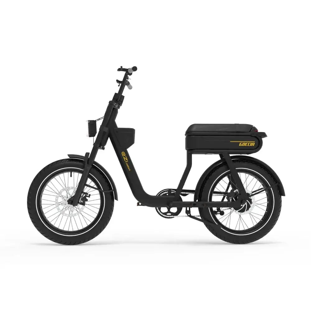 AGM Goccia Comfort - Zwart - fatbikeskopen.nl