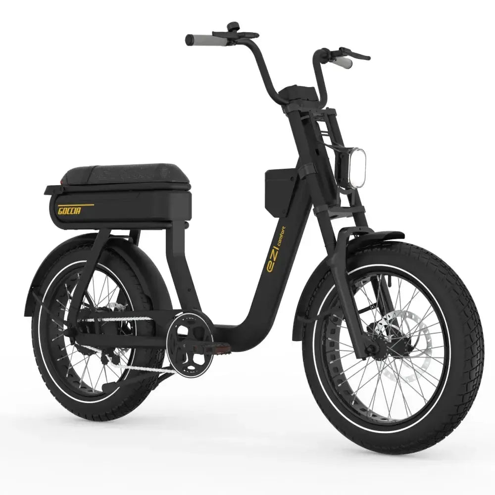 AGM Goccia Comfort - Zwart - fatbikeskopen.nl