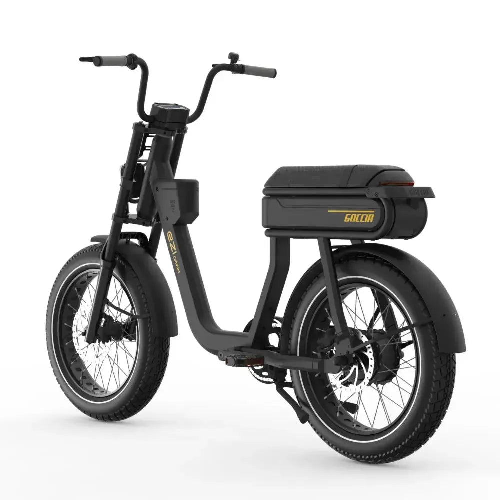 AGM Goccia Comfort - Zwart - fatbikeskopen.nl