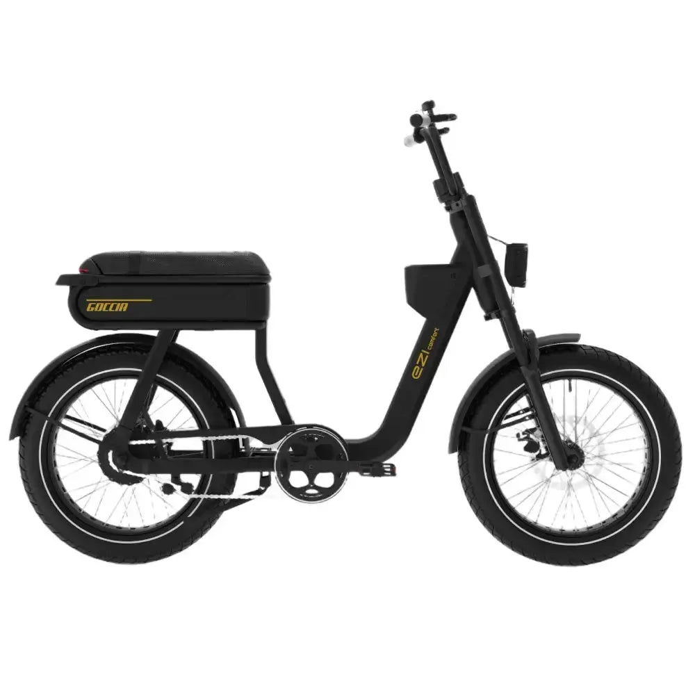 AGM Goccia Comfort - Zwart - fatbikeskopen.nl