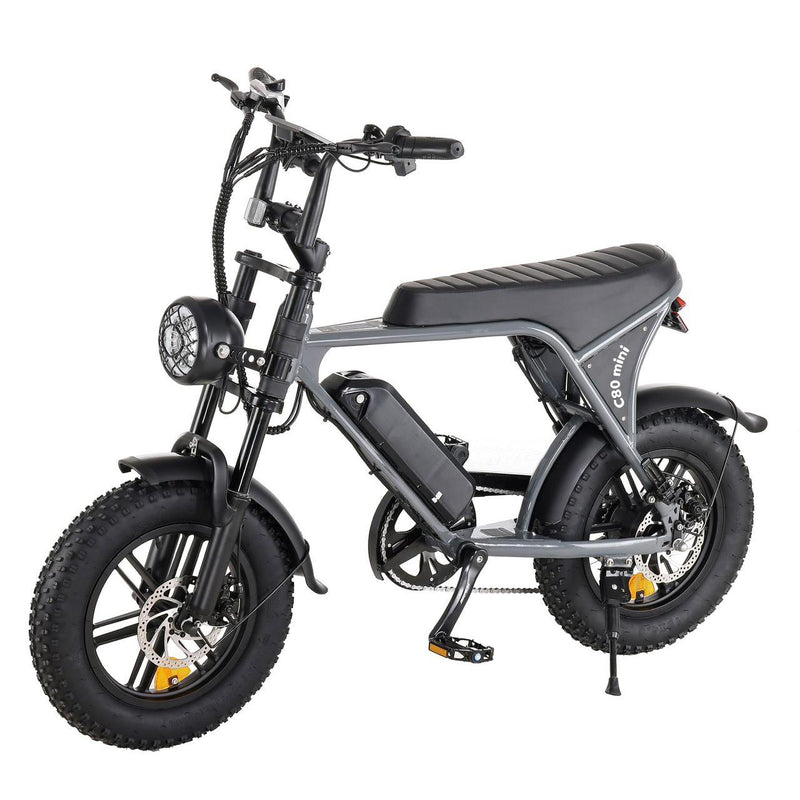 C80 - Mini Fatbike - Grijs - fatbikeskopen.nl