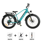 Combi-Deal! | ENGWE E26 - Hoge Instap - Blauw - fatbikeskopen.nl
