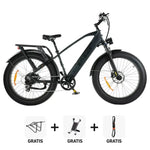 Combi-Deal! | ENGWE E26 - Hoge Instap - Zwart - fatbikeskopen.nl