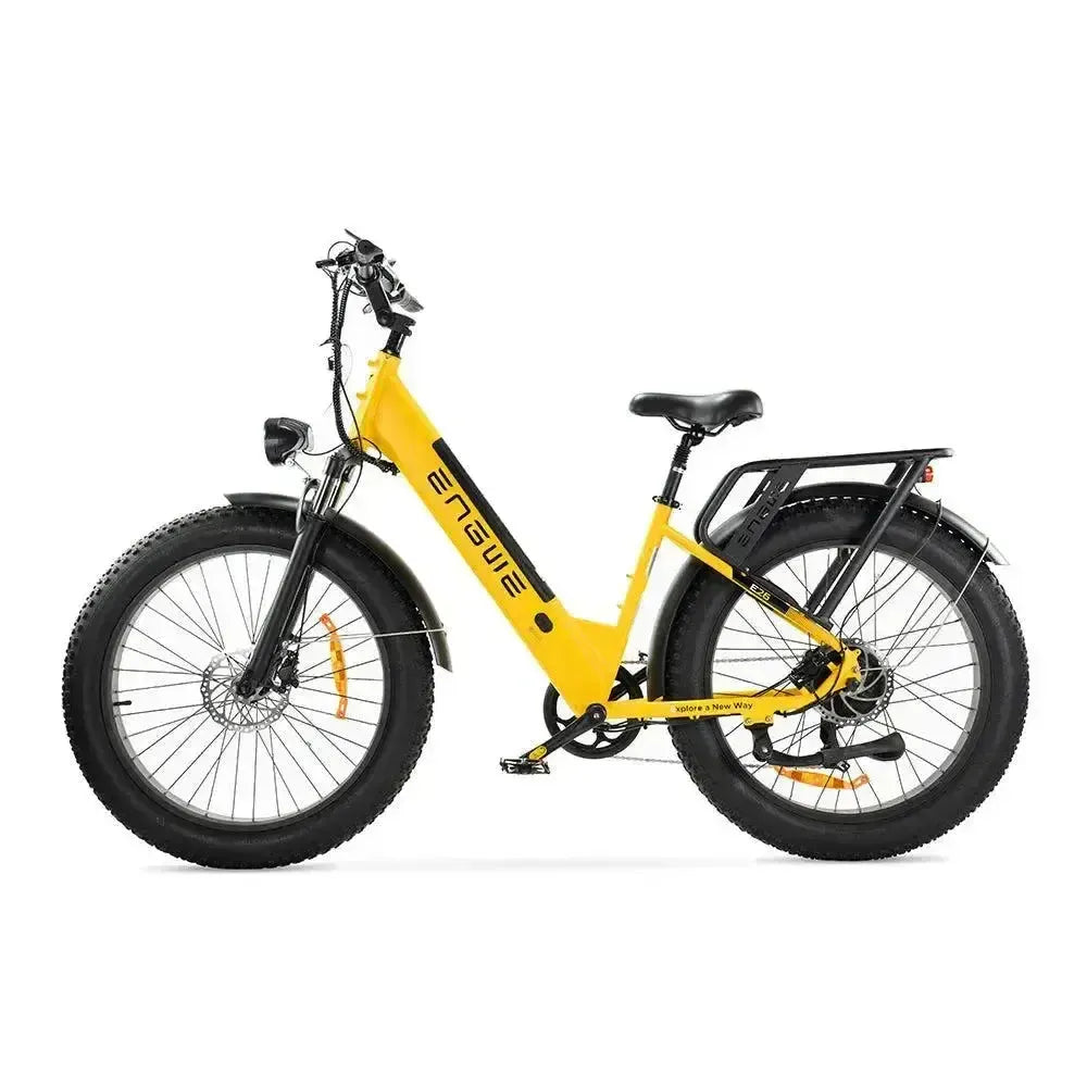 Combi-Deal! | ENGWE E26 - Lage Instap - Geel - fatbikeskopen.nl