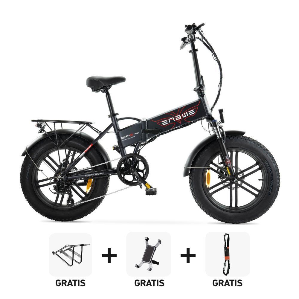 Combi-Deal! | ENGWE EP 2 PRO - Vouwfiets - Zwart - fatbikeskopen.nl