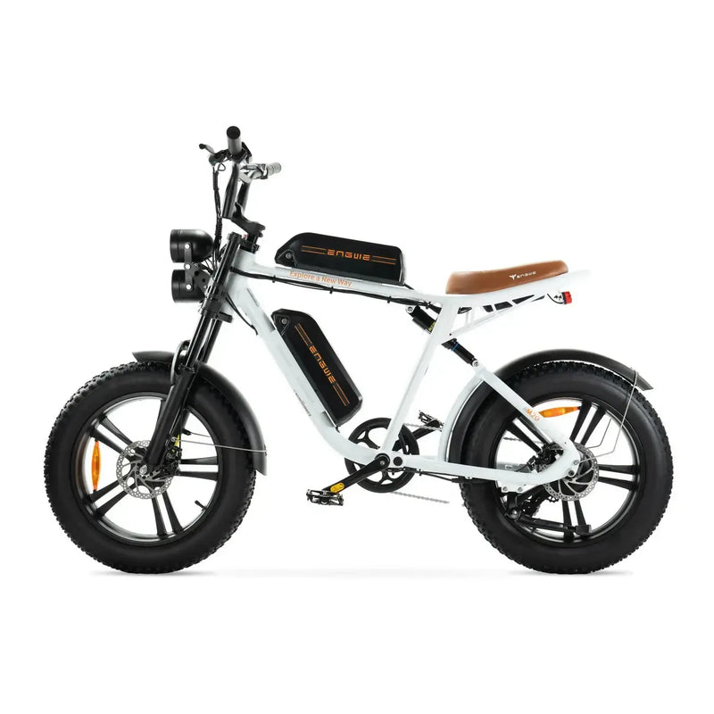 Combi-Deal! | ENGWE M20 - Dubbele Accu - Wit - fatbikeskopen.nl