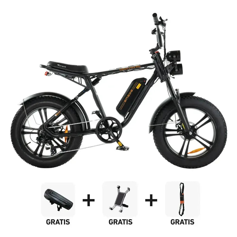 Combi-Deal! | ENGWE M20 - Zwart - fatbikeskopen.nl