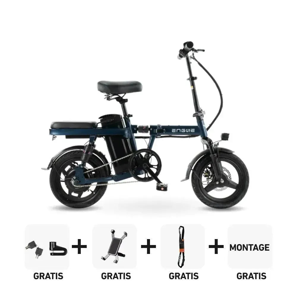 Combi-Deal! | ENGWE T14 Vouwfiets - Blauw - fatbikeskopen.nl