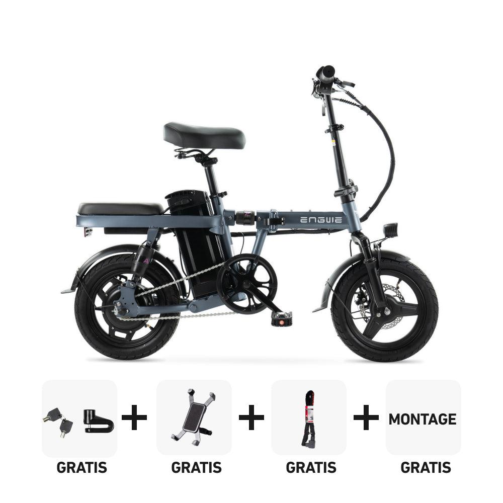 Combi-Deal! | ENGWE T14 Vouwfiets - Grijs - fatbikeskopen.nl