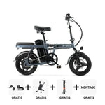 Combi-Deal! | ENGWE T14 Vouwfiets - Grijs - fatbikeskopen.nl