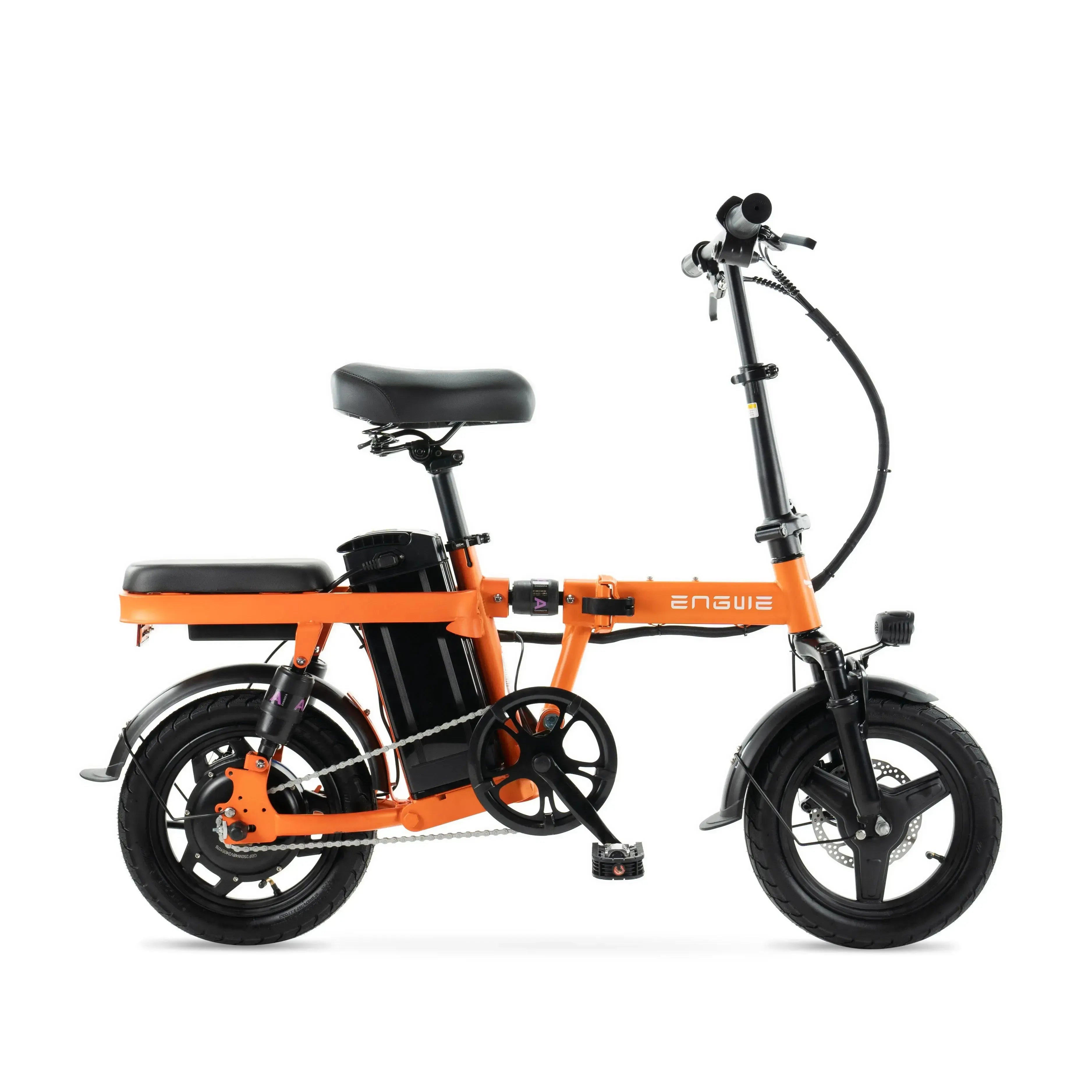 Combi-Deal! | ENGWE T14 Vouwfiets - Oranje - fatbikeskopen.nl