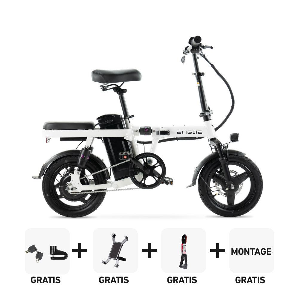 Combi-Deal! | ENGWE T14 Vouwfiets - Wit - fatbikeskopen.nl