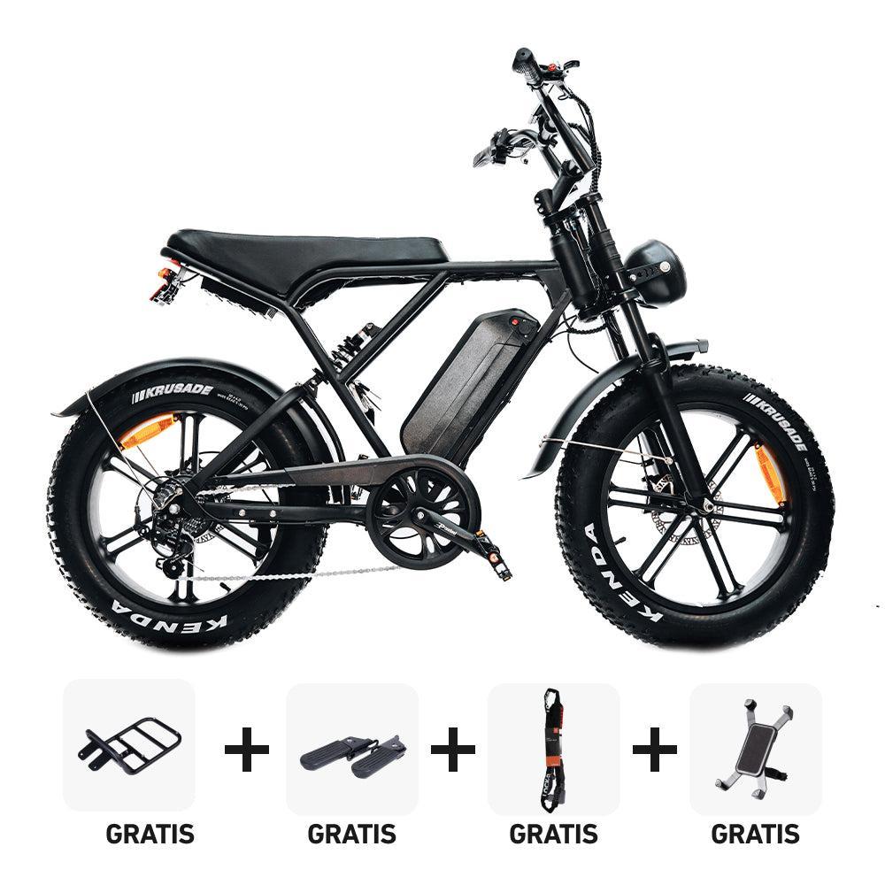 Combi-Deal! | Ouxi H9.4 - Zwart - fatbikeskopen.nl
