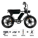 Combi-Deal! | OUXI V8.4 Max - Zwart - fatbikeskopen.nl