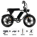 Combi-Deal! | OUXI V8.4 - Zwart - fatbikeskopen.nl