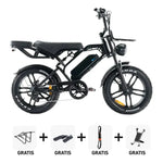 Combi-Deal | QM Wheels V20 Pro - Zwart - fatbikeskopen.nl