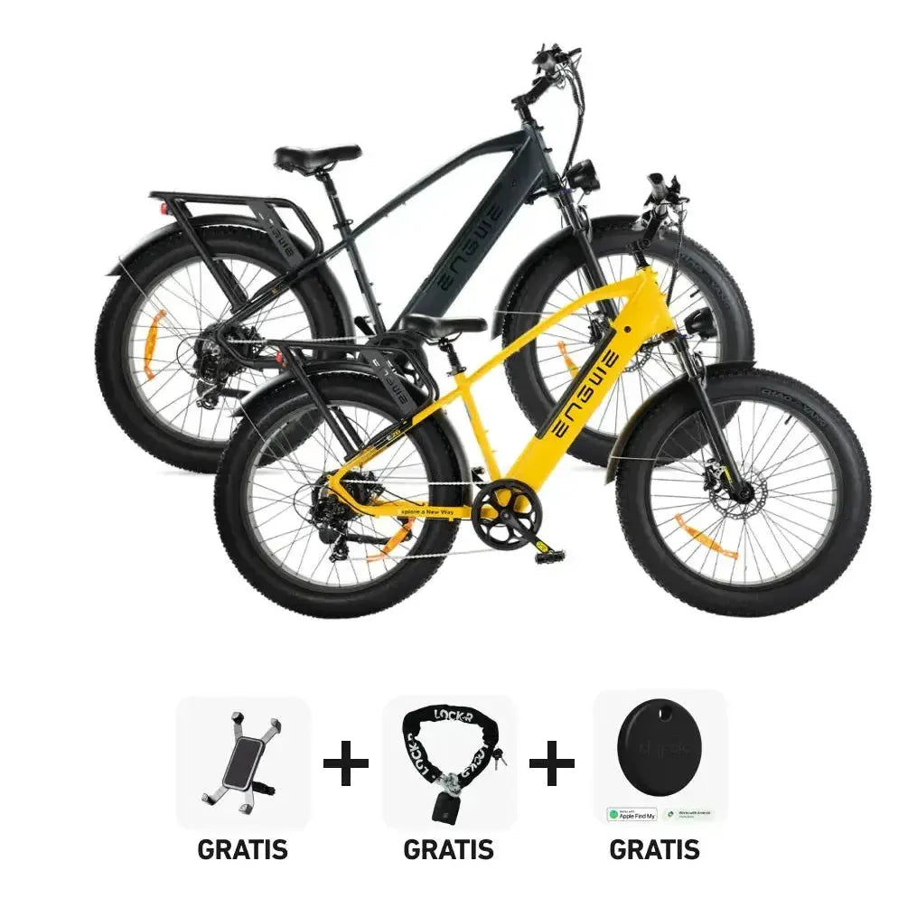 DUO Deal! | ENGWE E26 - Hoge instap - Geel - fatbikeskopen.nl