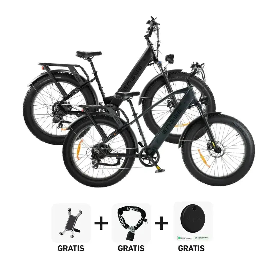 DUO Deal! | ENGWE E26 - Hoge instap - Zwart - fatbikeskopen.nl