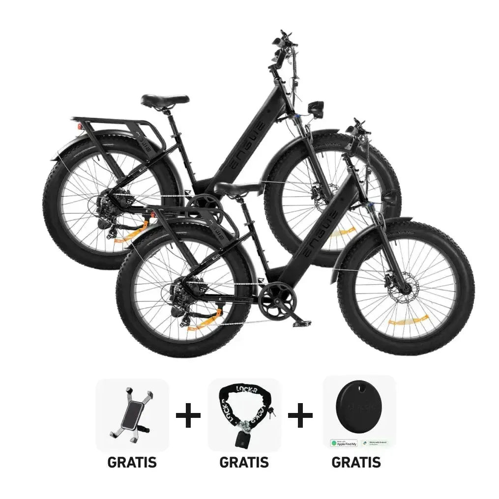 DUO Deal! | ENGWE E26 - Lage instap - Zwart - fatbikeskopen.nl