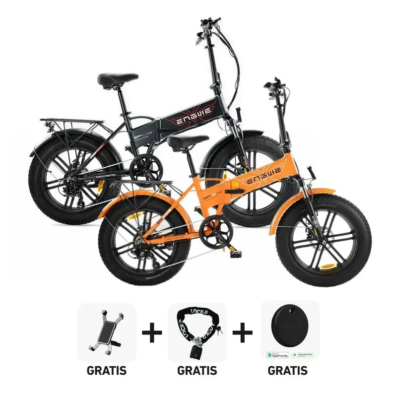 DUO Deal! | ENGWE EP 2 Pro - Oranje - fatbikeskopen.nl