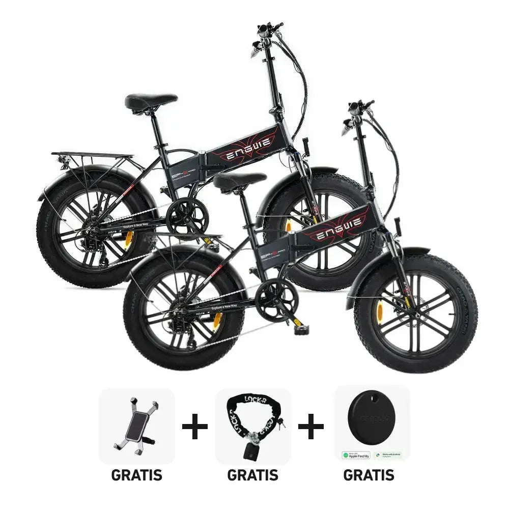 DUO Deal! | ENGWE EP 2 Pro - Zwart - fatbikeskopen.nl