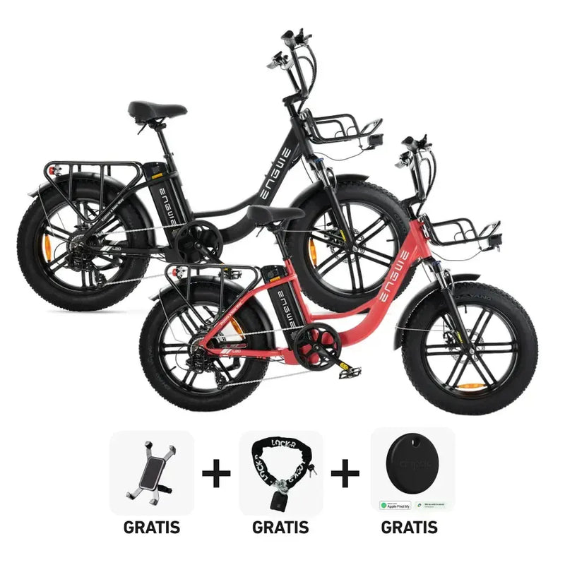 DUO Deal! | ENGWE L20 - Roze - fatbikeskopen.nl