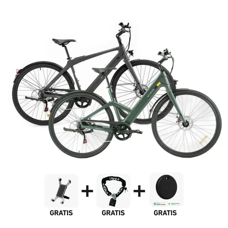 DUO Deal! | ENGWE Mapfour N1 Air - Lage instap - Groen - fatbikeskopen.nl