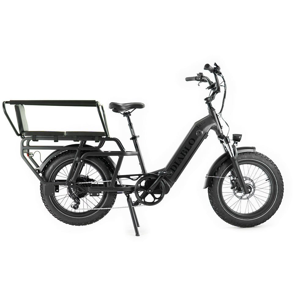 Diablo XR3 Special - Longtail - Zwart - fatbikeskopen.nl