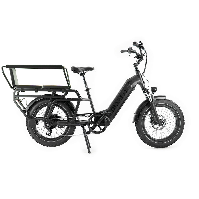 Diablo XR3 Special - Longtail - Zwart - fatbikeskopen.nl