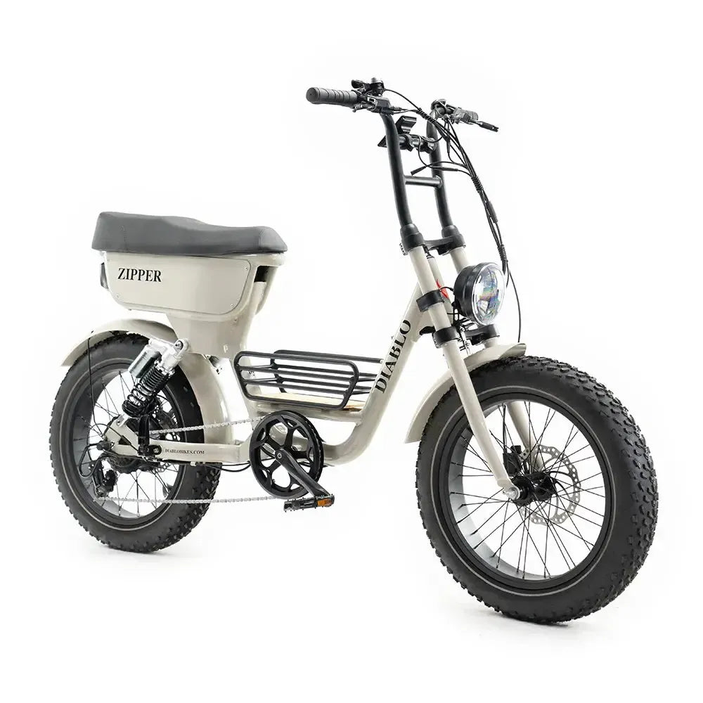 Diablo Zipper - Grijs - fatbikeskopen.nl
