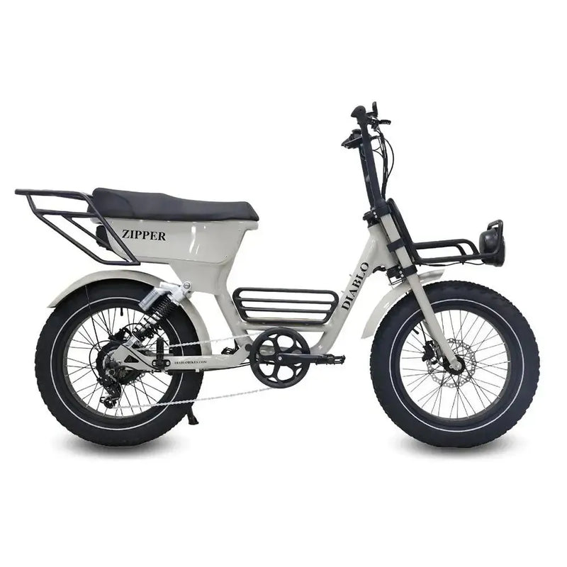 Diablo Zipper - Grijs - fatbikeskopen.nl
