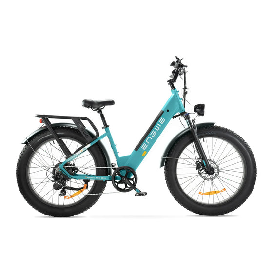 ENGWE E26 - Lage instap - Blauw - fatbikeskopen.nl